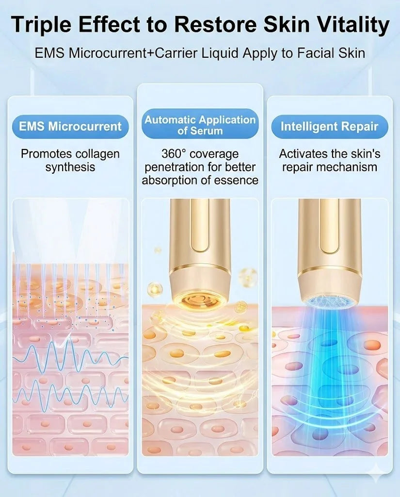 Dr. Pen Hydra Pen H5 Professional Microneedling Pen-Blue White - DrPen SkinCare